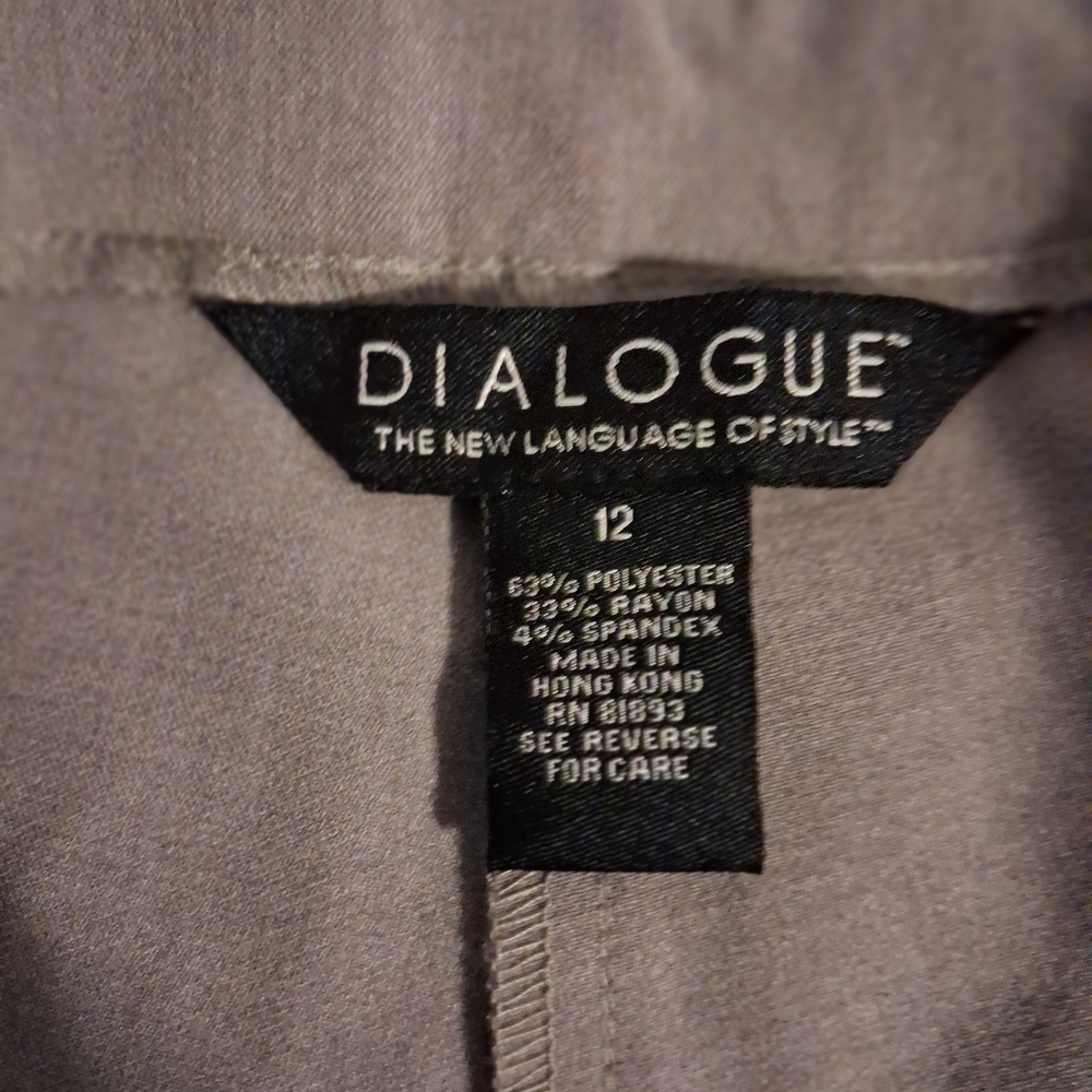Gray Dress Pants Womens Size 12 - Picture 5 of 10